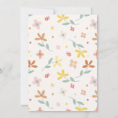 Liebe Bug Baby Dusche Einladung (Rückseite)