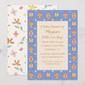 Liebe Bug Baby Dusche Einladung (Vorne/Hinten)