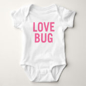 Liebe Bug Baby Strampler (Vorderseite)