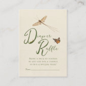 Liebe Bug Diaper Raffle Babydusche Beipackkarte Begleitkarte (Vorderseite)