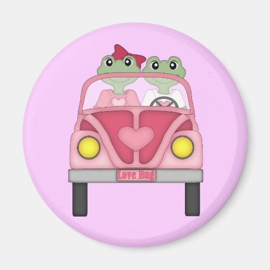 Liebe Bug Frog Designmagnete für Froschsammler Magnet (Vorne)