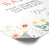 Liebe Bug Garden Baby Dusche Mama-osa Bar Poster (Ecke)