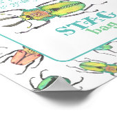 Liebe Bug Gastgeschenk Vielen Dank Poster (Ecke)