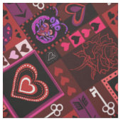 Liebe Bug Hearts Muster Stoff (Muster)
