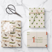 Liebe Bug Insect Individuelle Name 1. Geburtstag