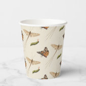 Liebe Bug Insect Whimsical Pappbecher (Rückseite)