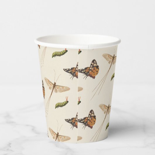 Liebe Bug Insect Whimsical Pappbecher (Rechts)