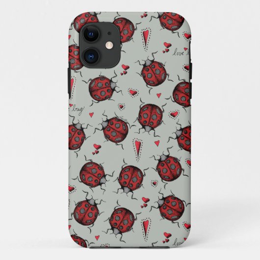 Liebe-Bug-Insekt Case-Mate iPhone Hülle (Rückseite)