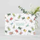 Liebe Bug Käfer Bergsee Feiertagskarte (Stehend Vorderseite)