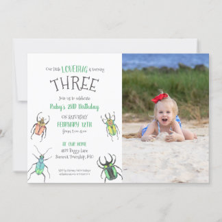 Liebe Bug Kindergeburtstag Einladung