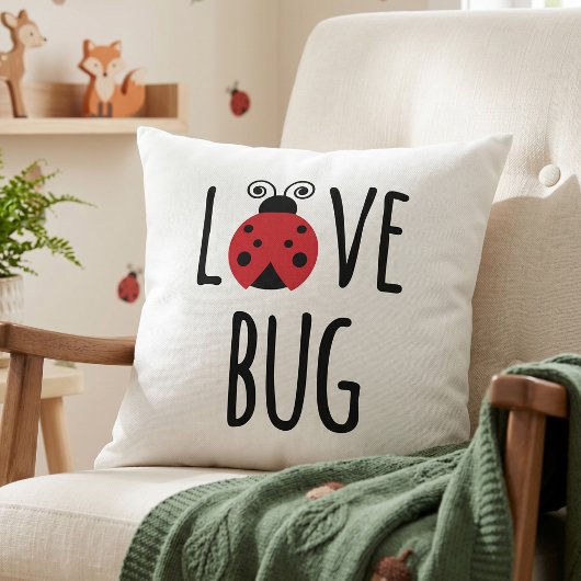Liebe Bug Kissen