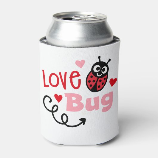 Liebe Bug Ladybug Dosenkühler (Kanne Vorderseite)