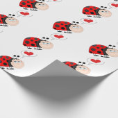 Liebe Bug Ladybug Geschenkpapier (Ecke)