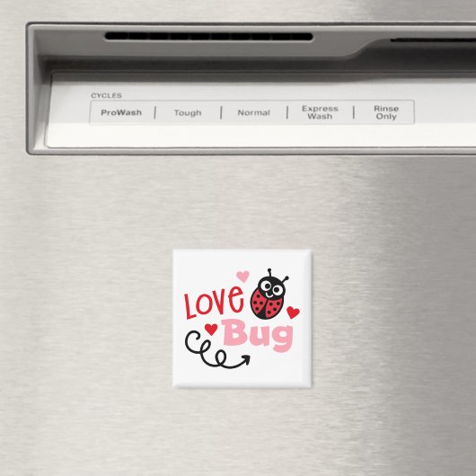 Liebe Bug Ladybug Magnet (In Situ (Geschirrspüler))