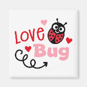 Liebe Bug Ladybug Magnet (Vorne)