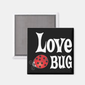 Liebe Bug - Ladybug Magnet (Vorderseite/Rückseite)