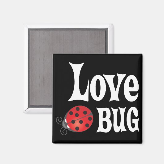 Liebe Bug - Ladybug Magnet (Vorderseite/Rückseite)