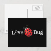 Liebe Bug - Ladybug Postkarte (Vorne/Hinten)