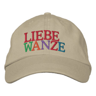Liebe Bug - Liebe Wanze Bestickte Kappe