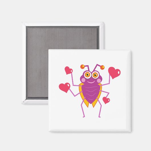 Liebe Bug Magnet (Vorderseite/Rückseite)