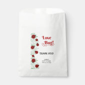 Liebe Bug Minimalistisch Baby Dusche Geschenktütchen (Vorderseite)