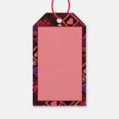 Liebe Bug & Niedlich Hearts Muster Geschenkanhänger (Rückseite)