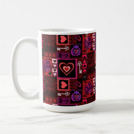 Liebe Bug & Niedlich Hearts Muster Kaffeetasse