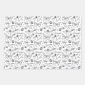 Liebe Bug Niedliche Insekten Schmetterling, Lady B Geschenkpapier Set (Vorderseite)