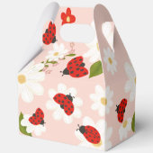 Liebe Bug niedliche Ladybug Babydusche personalisi Geschenkschachtel (Rückseite)