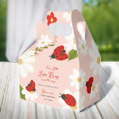 Liebe Bug niedliche Ladybug Babydusche personalisi Geschenkschachtel