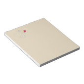 Liebe Bug Notepad Notizblock (angewinkelt)