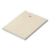 Liebe Bug Notepad Notizblock (Rotiert)