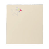 Liebe Bug Notepad Notizblock (Vorderseite)