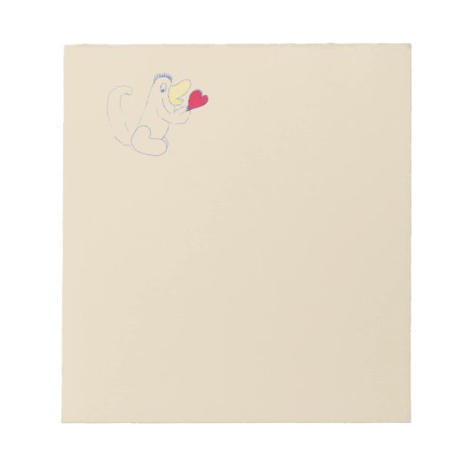 Liebe Bug Notepad Notizblock (Vorderseite)