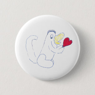 Liebe Bug Round Abzeichen Button