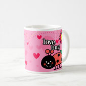 Liebe Bug - Valentinstag Kaffeetasse (VorderseiteRechts)