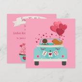 Liebe Bug Wedding Announcement Custom Save the Dat Date (Vorne/Hinten)