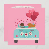 Liebe Bug Wedding Announcement Custom Save the Dat Save The Date (Vorne/Hinten)