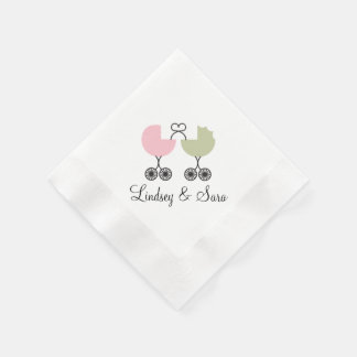 Liebe Buggyen Gemeinsame Kinderdusche Napkins, ros Serviette