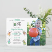 Liebe Bugs Foto Einladung (Stehend Vorderseite)