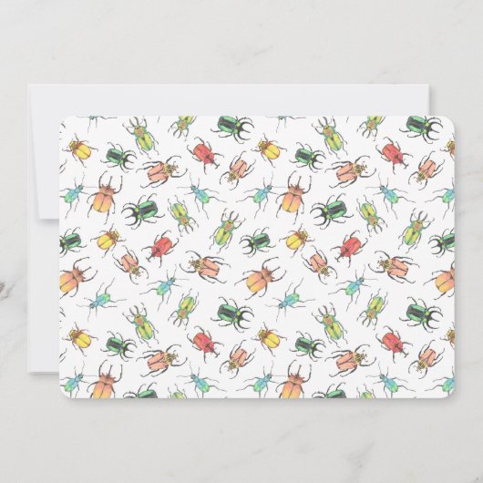 Liebe Bugs Foto Einladung (Rückseite)