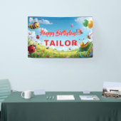Liebe Bugs Geburtstagsparty Insekten Thema Banner (Messe)
