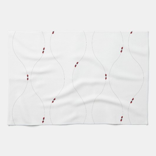 Liebe Bugs Geschirrtuch (Horizontal)