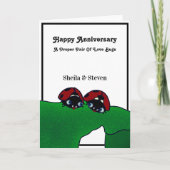 Liebe Bugs Jahrestag Karte (Vorderseite)