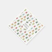 Liebe Bugs Käfer Kindergeburtstag Serviette (Ecke)