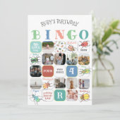 Liebe Bugs Party Bingo Game Card (Version 1) Einladung (Stehend Vorderseite)