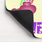 Liebe bugs Valentine's Day Mousepad (Ecke)