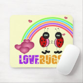 Liebe bugs Valentine's Day Mousepad (Mit Mouse)