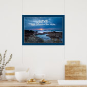 Liebe Builds Bridges Poster (Küche)