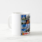 Liebe Bukarest I - Rumänien - Kaffeetasse (Vorderseite Links)